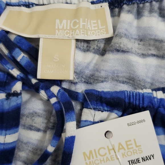 Michael Kors True Navy Basic Top - Picture 7 of 8